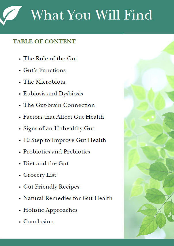 Gut Power Guide – Your Path to a Healthy Gut (Ebook)